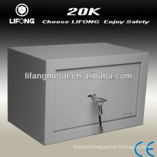 Mini small metal steel safe box with simply key opening